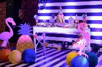 Flamingo N Pineapple Summer Tropical Birthday Theme